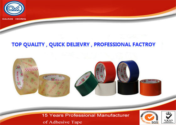 China Cinta coloreada del embalaje de BOPP, sola cinta adhesiva de acrílico echada a un lado de proveedor