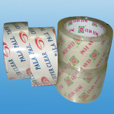 China bolso/caja de la fábrica que sella las cintas cristalinas de 3 pulgadas, 35 micrones - 65 micrones proveedor