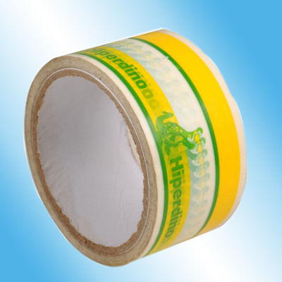 China polipropileno auto-adhesivo no tóxico de BOPP que ata con correa la cinta para las mercancías/el embalaje del cargo proveedor