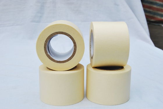 China el caucho solvente pegajoso fuerte basado coloreó la cinta adhesiva, cintas de un sólo lado del papel de crespón proveedor