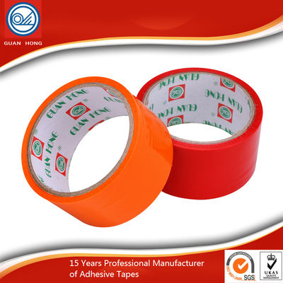 China 48m m colorearon la presión que ataba con correa de empaquetado BOPP de la película arriba adhesiva de la cinta senditive proveedor