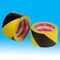 cinta amonestadora negra y amarilla de la resistencia fría/de alto voltaje de 12m m/de 24m m proveedor