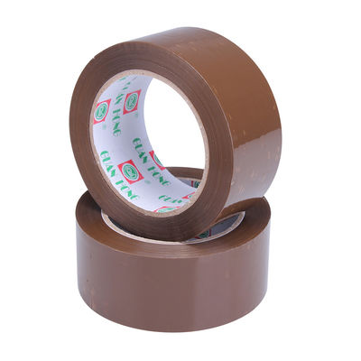China Pegamento de acrílico de encargo reforzado cinta ligera del embalaje de BOPP Brown proveedor