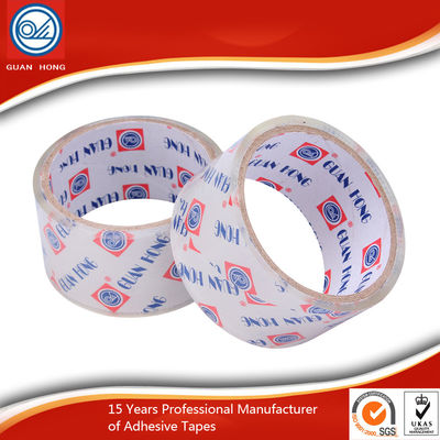 China Logotipo de encargo adhesivo fuerte de empaquetado impreso duradero de la cinta para la compañía proveedor