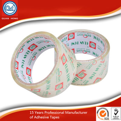 China Alta cinta adhesiva impermeable de empaquetado de la cinta 48mic de la resistencia BOPP proveedor