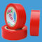 Cinta adhesiva de Bopp del trazador de líneas de la espuma de acrílico roja de   para el lacre de embalaje proveedor
