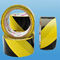 cinta suave de la especialidad del cloruro de polivinilo, negro - cinta amonestadora amarilla proveedor